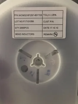 

20pcs/lot WCM3216F2SF-601 1206 600R common mode choke NEW