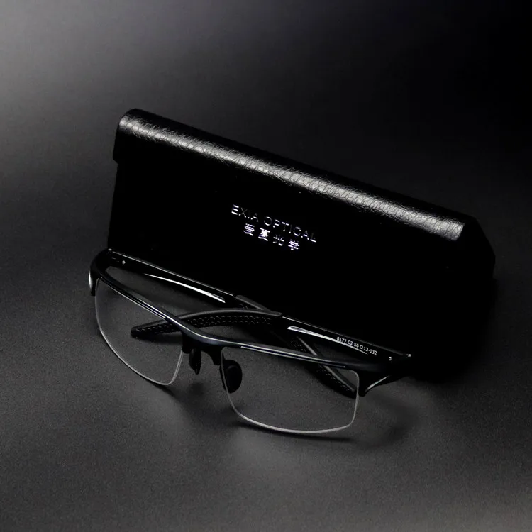 Фотохромные линзы, очки, алюминиево-магниевая Металлическая оправа, Брендовые очки EXIA, серия оптических KD-24