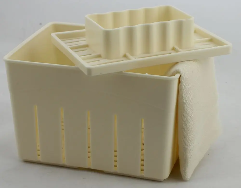 2016Hot продаж DIY домашнее тофу Пресс-чайник плесень коробка Пластик сои творог машина Кухня Пособия по кулинарии Инструменты