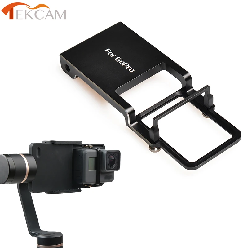 Дешево Tekcam Gimbal адаптер переходник для Gopro hero 7 6 5 4 3 + yi 4 k Джи Осмо мобильный zhiyun гладкой Q C 2 ручной карданный