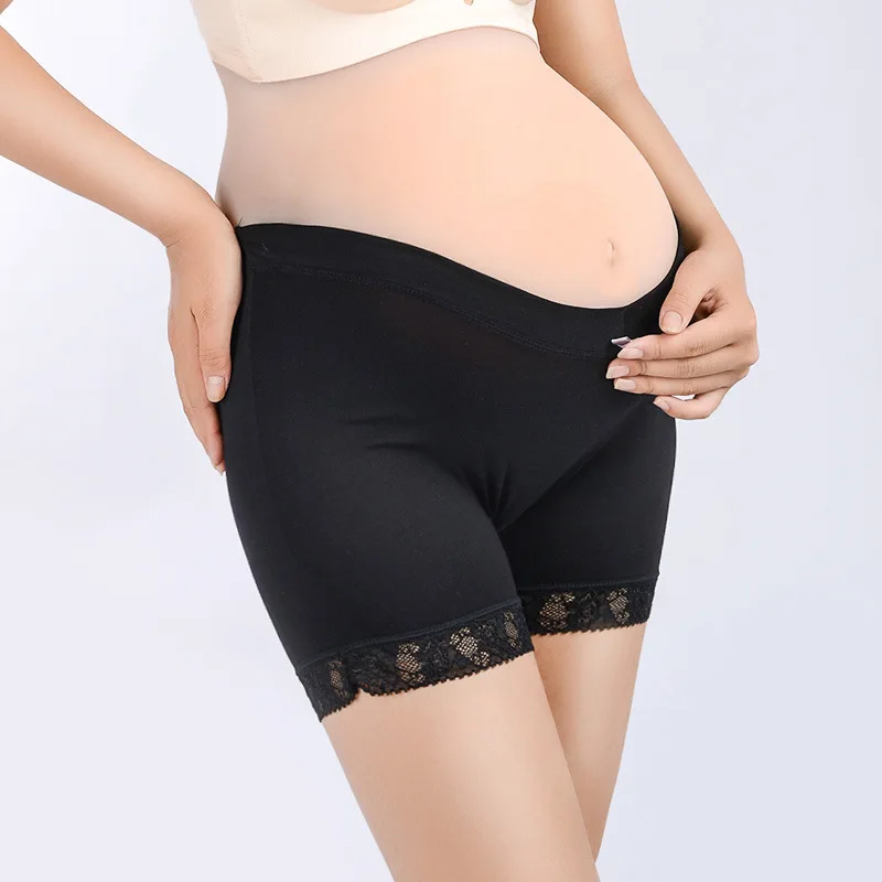 Новые модные женские короткие леггинсы до колена под юбки, удобные легкие летние 2 цвета - Цвет: Black