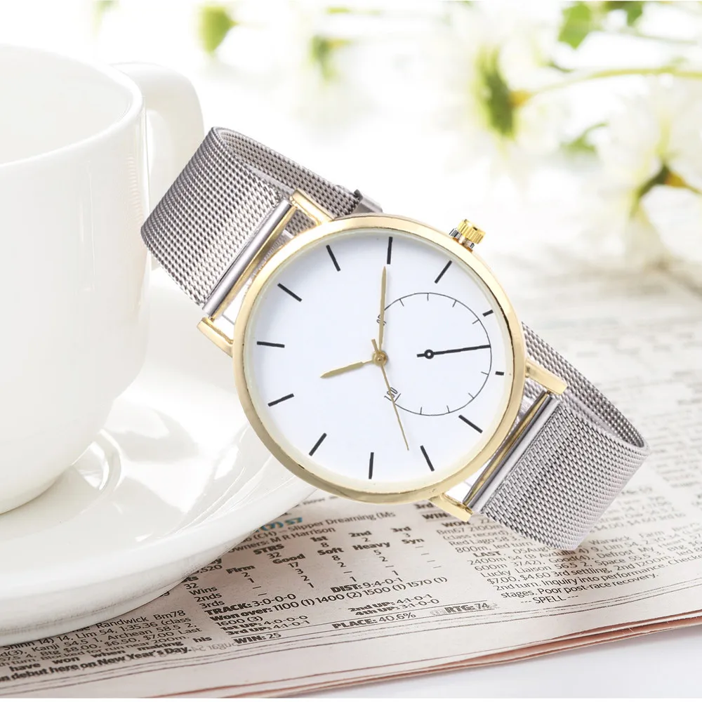 

Moment # N03 DROPSHIP relogio 2018 Fashion Womens Watches Quartz Stainless Steel Ladies Wrist Watch Bracelet Watch Dress New