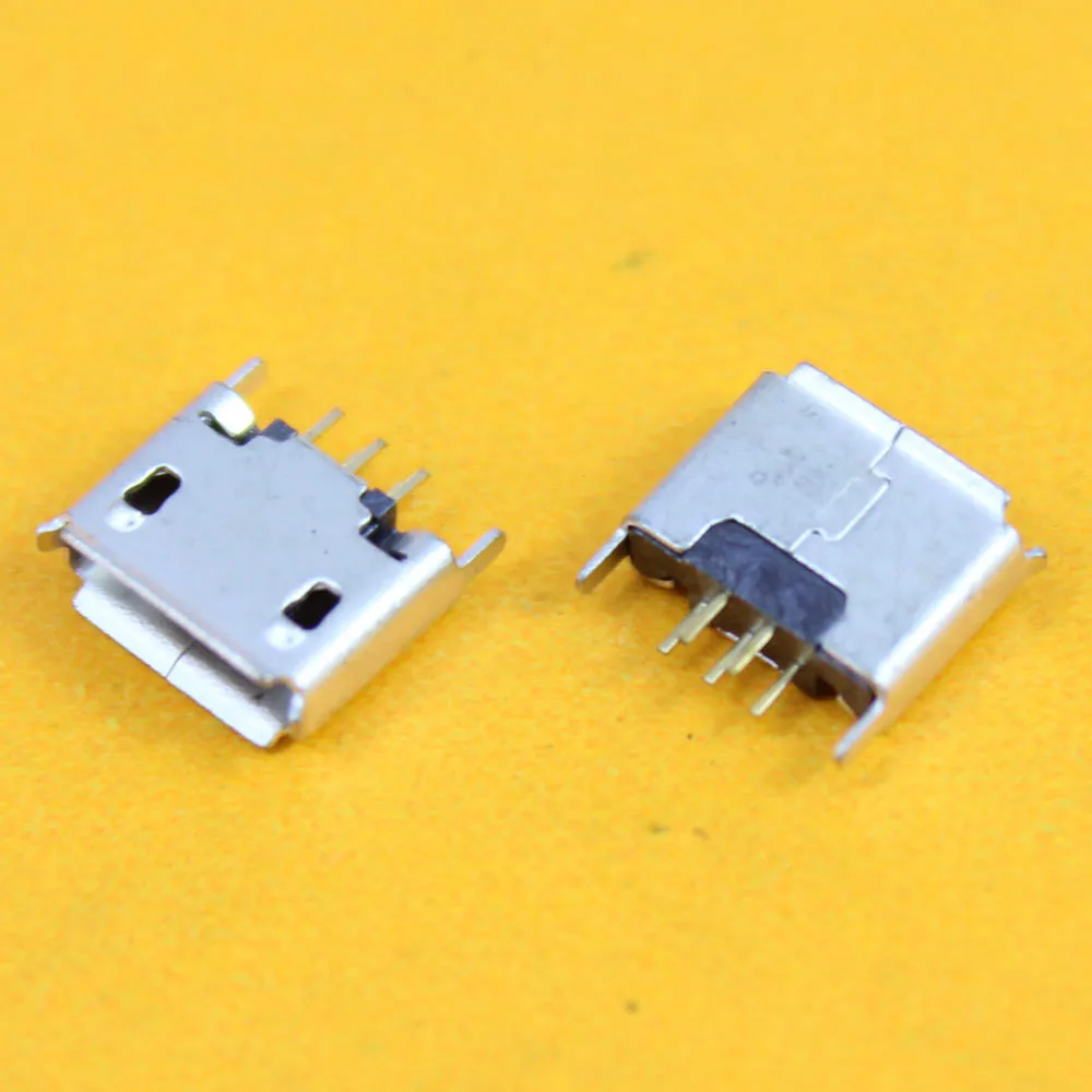Cltgxdd 50 шт. микро USB Тип B Женский прямой 180 градусов DIP 5Pin PCB разъем для припоя|connector