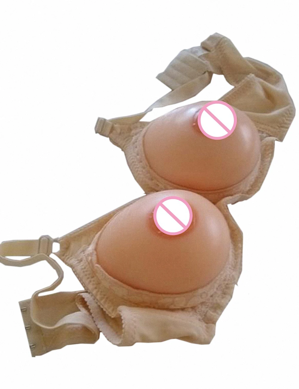 

One Set 1800G Bra Support Realistic Silicone Gel Artificial Breast Form Sexy Fake Boob Enhancer For Transgender Crossdresser