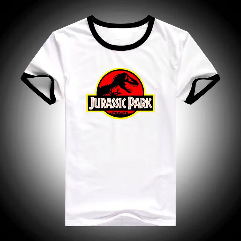camiseta jurassic park blanca