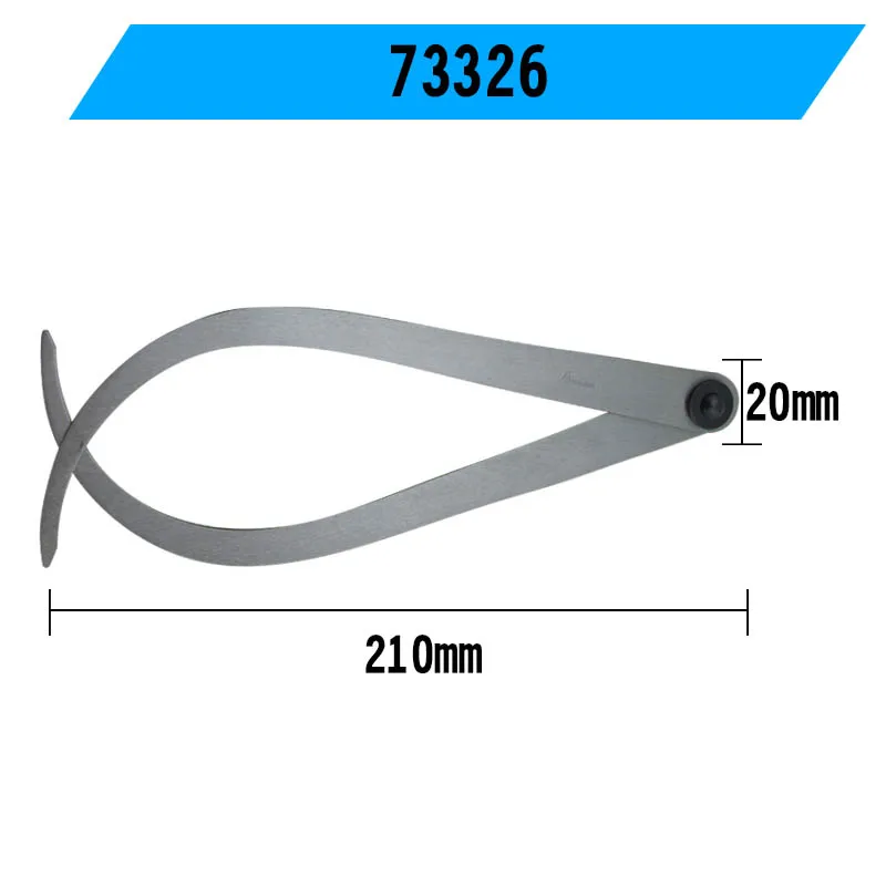 SHINWA внутренний кронциркуль из углеродистой стали, внешний суппорт, внутренний и внешний суппорт, измерительный инструмент - Цвет: 73326