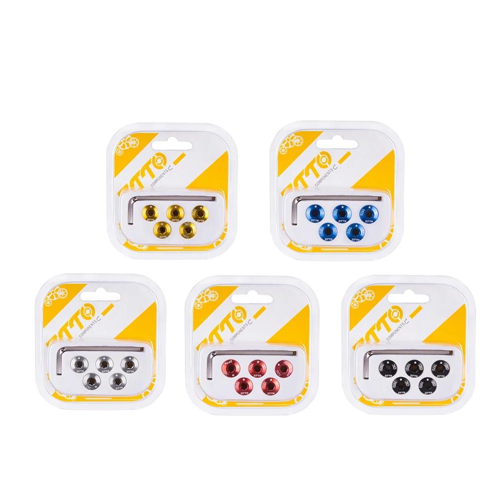 ZTTO-5PCS-Chainring-Bolt-Bicycle-Chainwheel-Screws-CNC-7075-Road-MTB-Bicycle-Disc-Screw-for-Crankset (1)