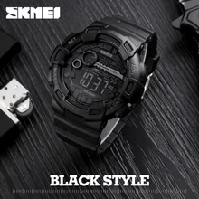Hommes Silicone Sport Montre SKMEI Chaude Top Marque Hommes Digtial Montres Étanche Militaire Montre-Bracelet Électronique Mâle Horloge Reloj