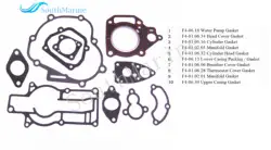 Лодка Двигатель Мощность полного уплотнения прокладка головки комплект подвесных Двигатели для автомобиля для Hidea F5 F4 Бесплатная доставка