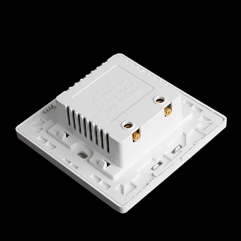 

Top Quality Dual USB Wall Socket Charger AC/DC Power Adapter Plug Outlet Plate Panel Oct26-A