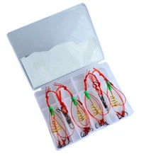 4pcs/box Sea River Ocean Carp Fishing Hooks Power Bait Trap Explosion With 6 Hooks Fishhooks Tackle Box