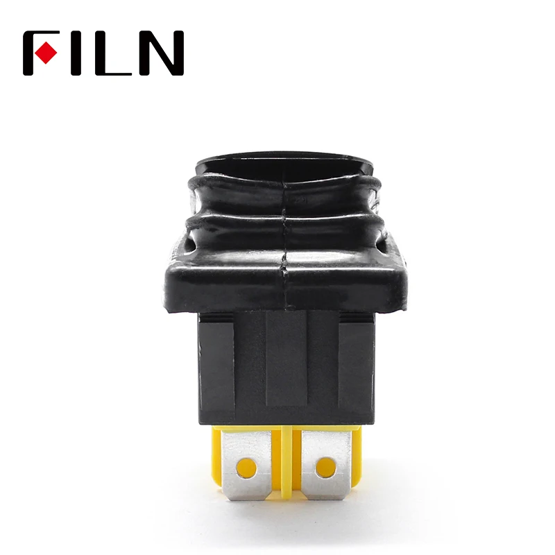 on off 30A250V heavy duty 4 pin DPST IP67 Sealed Waterproof t85 Auto Boat Marine Rocker Switch Black no LED (4)