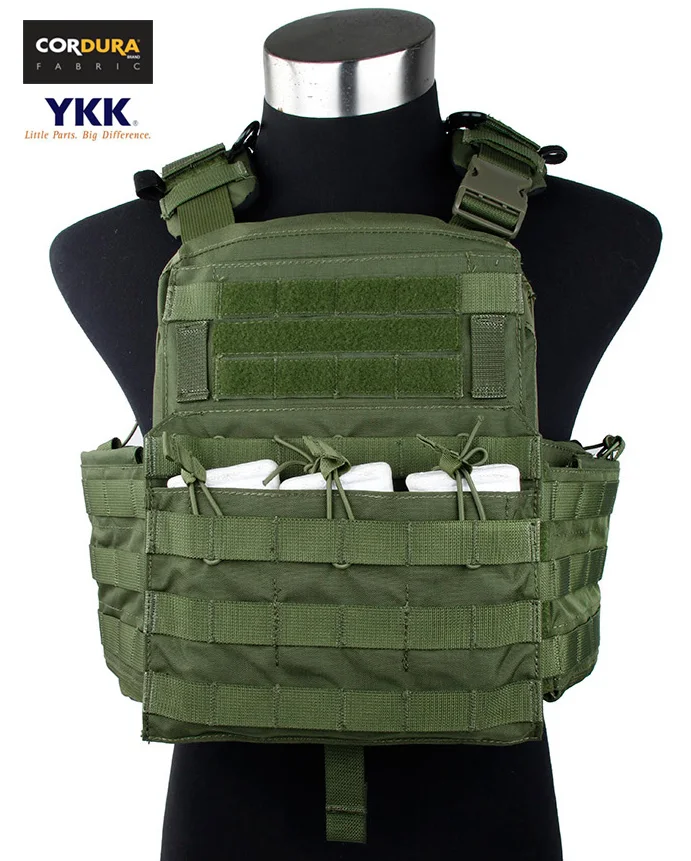 TMC Тактический CPC Plate Carrier MOLLE военный охотничий страйкбол боевой жилет Ver. OD(SKU050237