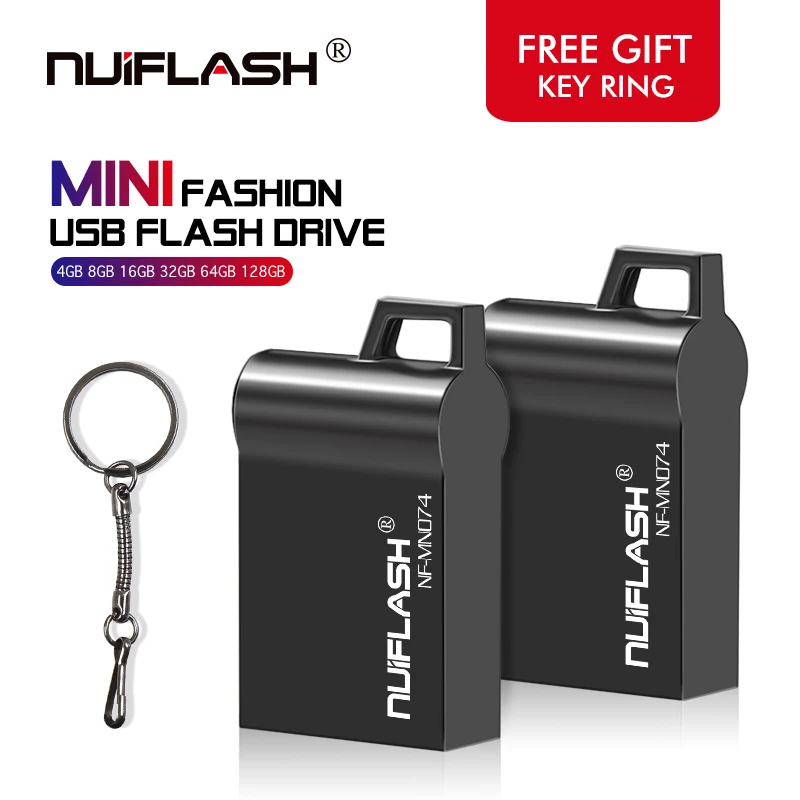 Usb флеш накопитель в металлическом корпусе 2 0/64/32/16/8/4/128 ГБ|USB флэш-накопители| |