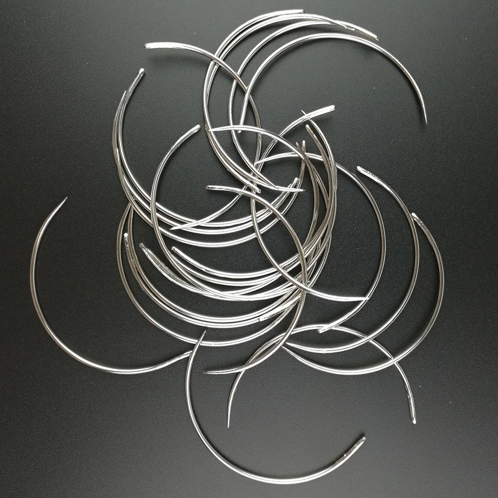 Buy 100pcs C Type Curved Mattress Needles Hand Sewing