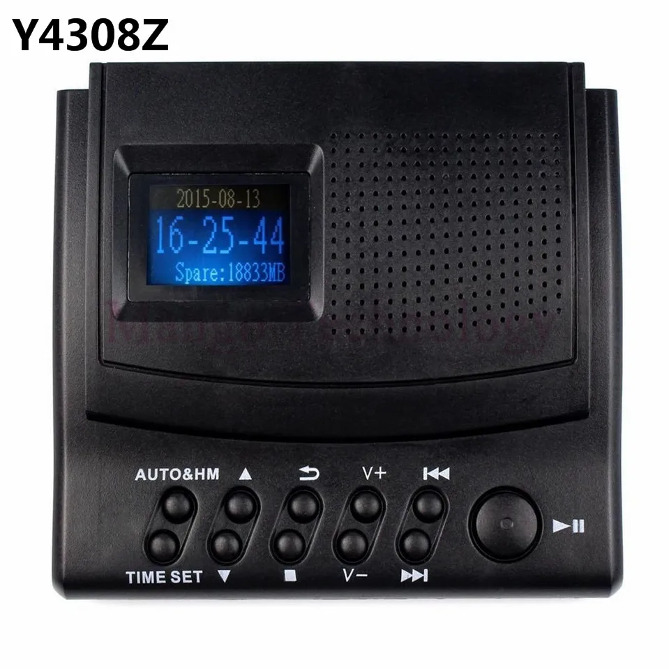 Y4308Z أفضل المهنية مسجل صوت رقمي مكالمة هاتفية رصد مع شاشة الكريستال السائل + المتصل ID + ساعة 110 V/220 V الهاتف مسجل