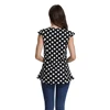 Wholesale Summer Nursing Shirt Breastfeeding Blouse Slim Feeding Top Mommy Maternity Wear Lactation Clothes Invisible Zippers 4