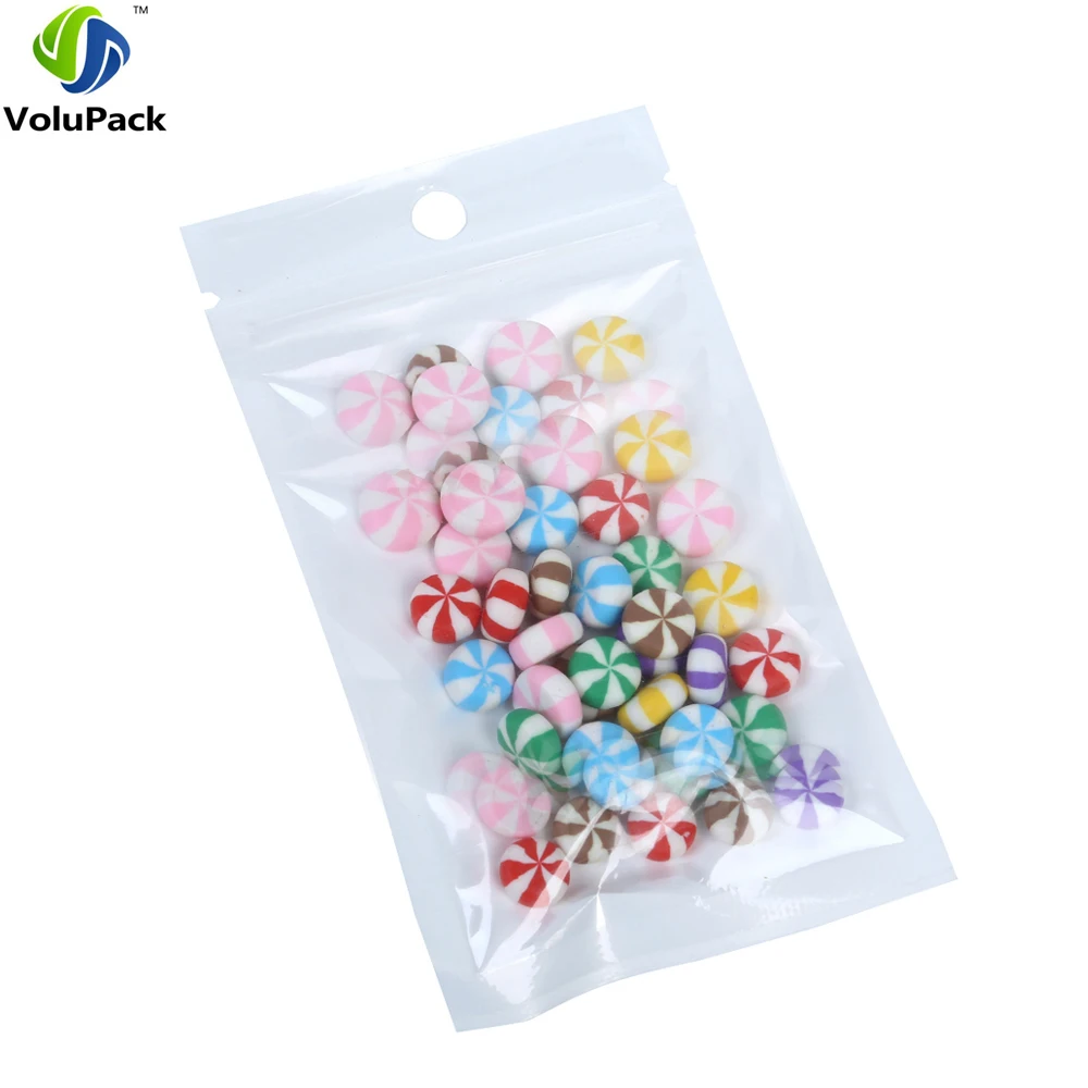 Wholesale Pearl Film Plastic Zip Lock Bags 