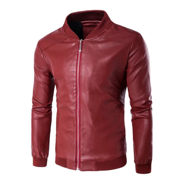 

Autumn/winter 2019 fine men's fashion collar jacket pure color paragraphs Jane short fur coat