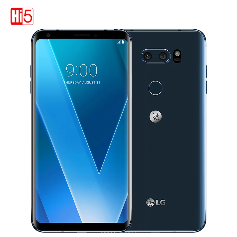 مقفلة LG V30 زائد الهاتف المحمول V30 + 4 GB RAM 128 GB ROM الثماني الأساسية المزدوج سيم 6.0'' 13MP و 16MP كاميرا 4G هاتف LTE الذكي 3300 mAh