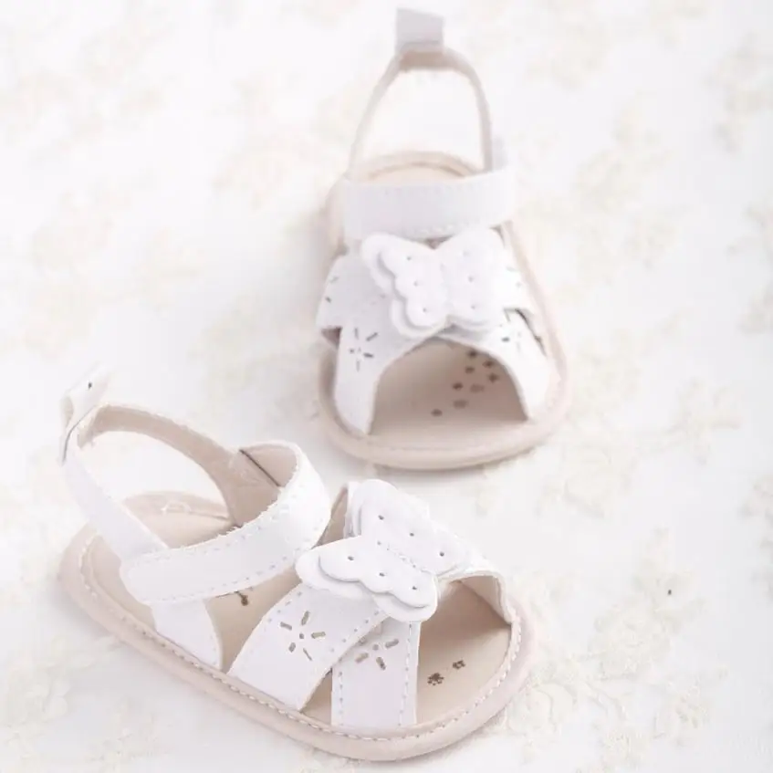 

BABY girls sandals summer Baby Bow-knot Sandals Toddler Princess shoes Girls Kid Shoes uk m21