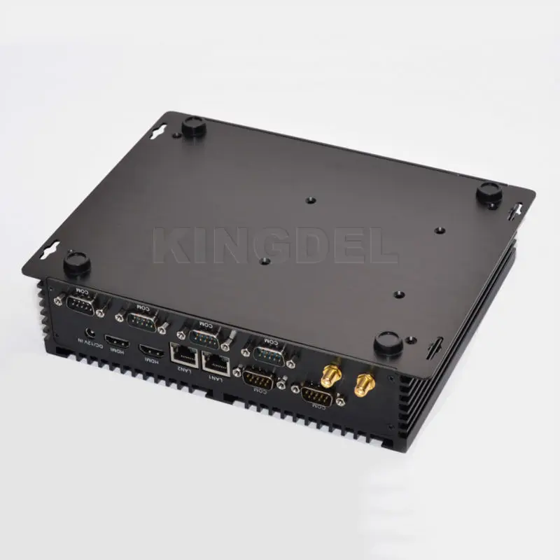 Мини ПК промышленный без вентилятора 8 ГБ ОЗУ mSATA SSD + HDD Intel i3 4010u 6 COM портов|mini industrial