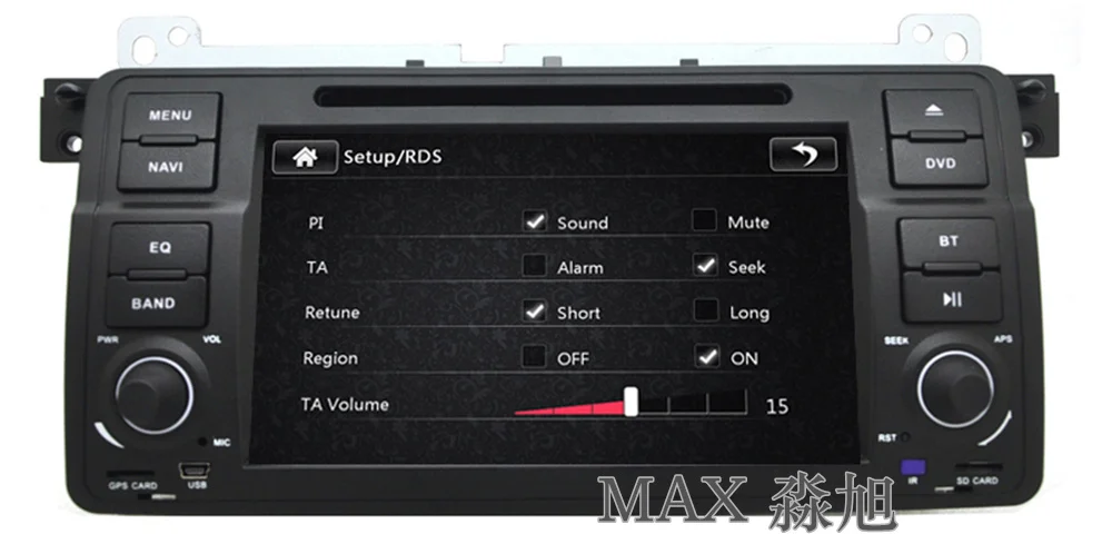 Cheap MAX Car Radio GPS Navigation System For BMW E46 M3 Bluetooth Call/Music Free Maps Steering Wheel Control 4