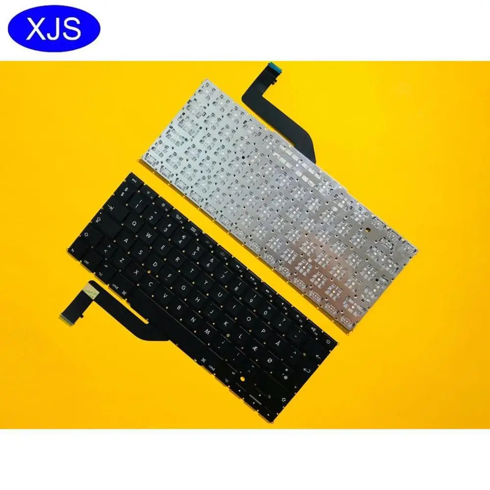 Brand New A1398 keyboard Danish Denmark For font b MacBook b font Pro Retina 15 4