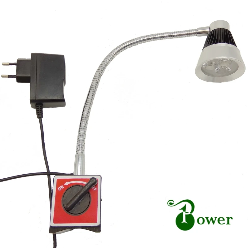 3W GOOSENECK LED MACHINE WORK LIGHT WITH BASEin Industrial