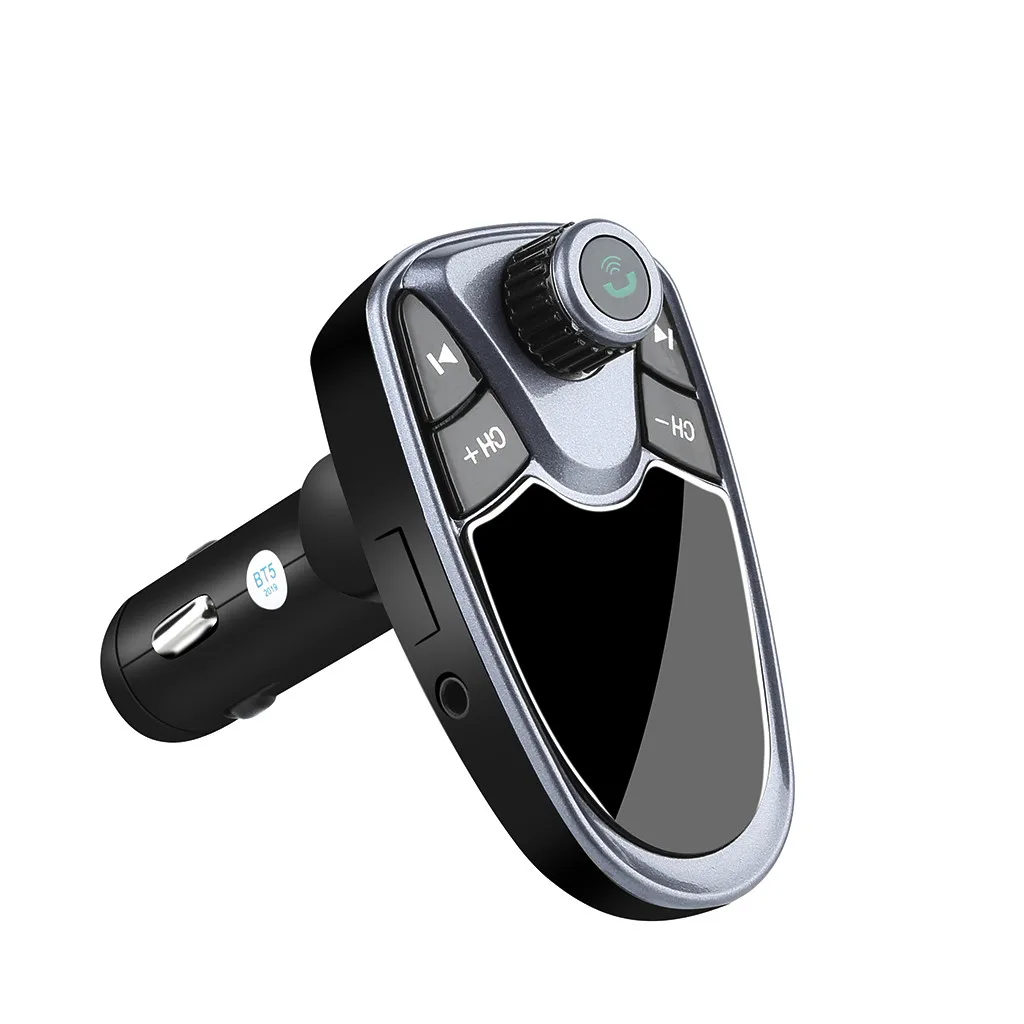 Автомобильный комплект громкой связи беспроводной Bluetooth fm-передатчик ЖК MP3-плеер USB зарядное устройство 2.1A автомобильные аксессуары Handsfree Авто fm-модулятор