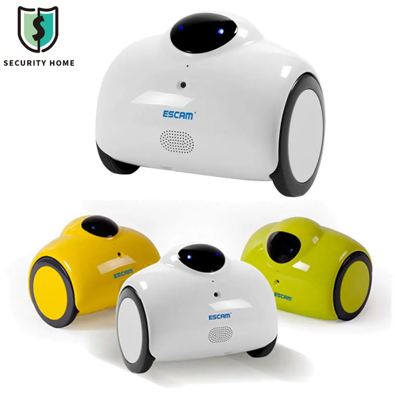 Escam Robot QN02 HD 720P 1MP Wireless Baby Monitor Smart WIFI IP Camera Touching Interaction Camera Two Way Audio Android/IOS