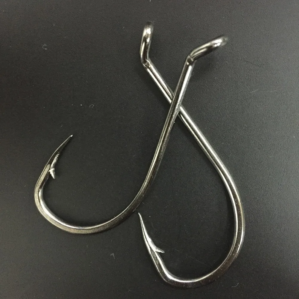 CN05 80 штук 7/0 mustad Рыбалка крючок из нержавеющей стали крючок для ловли осьминогов кованый кальмарный рыболовный крючок