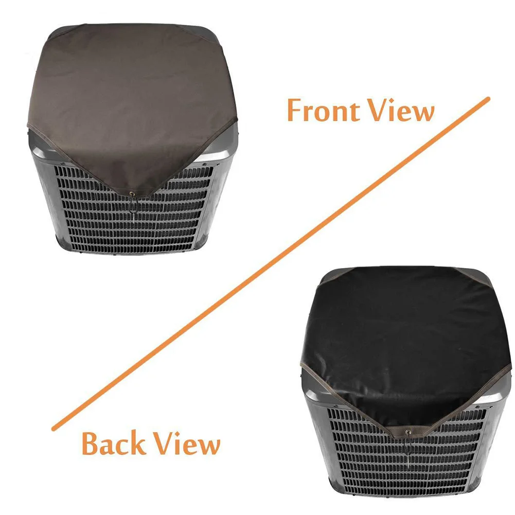PVC Coated Protective Case Household Dustproof Sun Proof Air Conditioner Cover 4 Bungee Hooks Universal Durable Waterproof | Дом и сад