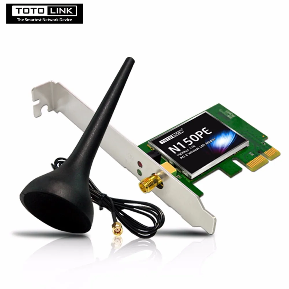 Totolink n150pe pci e wireless card 150mbpsdesktop wifi receiver built