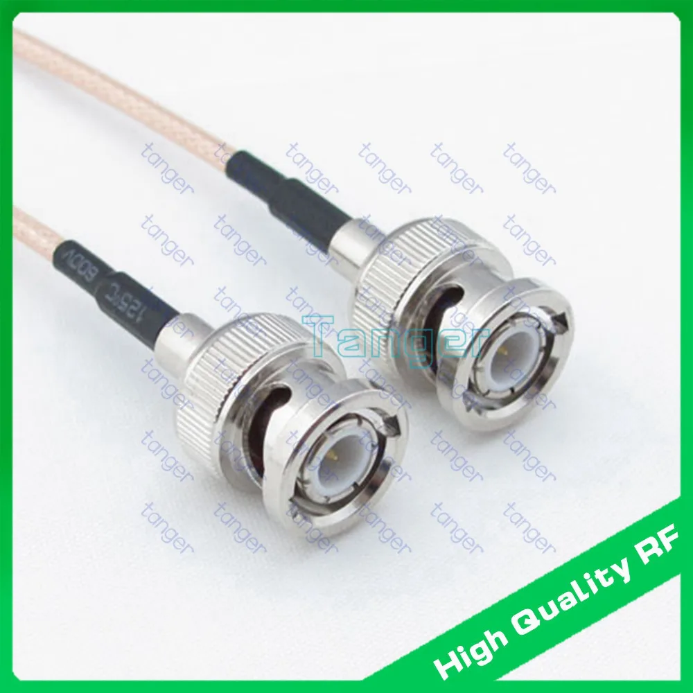 

Hot Selling BNC male plug to BNC male plug Straight connector 50cm 20inch RG316 RF Coaxial Pigtail Low Loss cable high quality