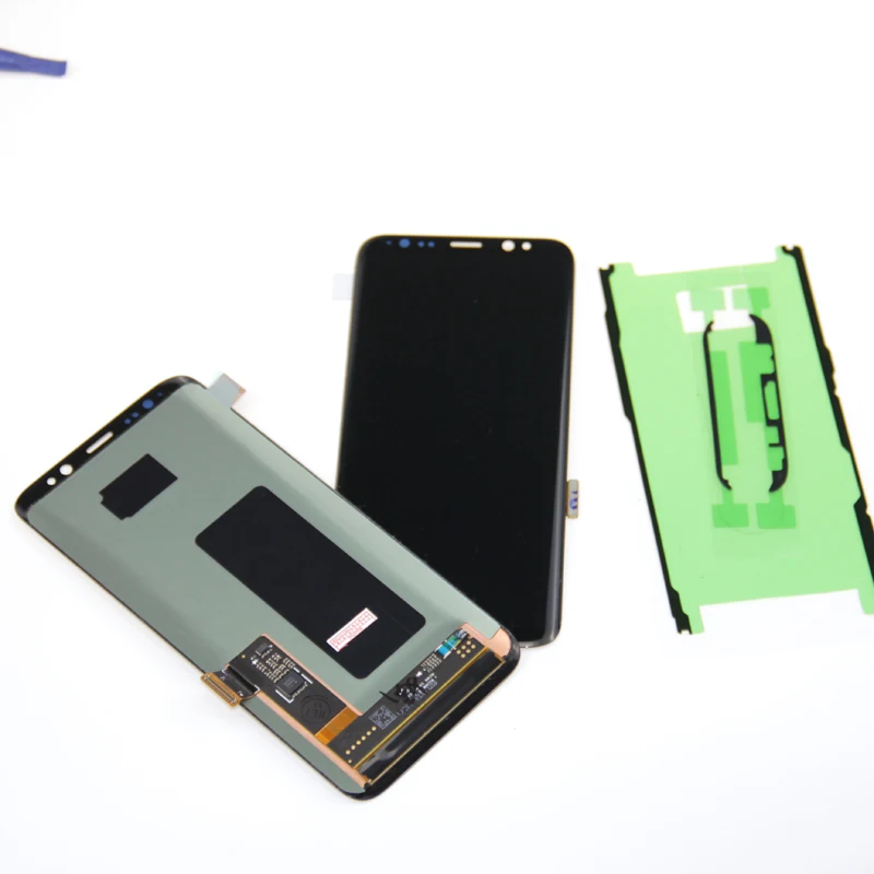 Для samsung Galaxy S8 ЖК-дисплей с сенсорным экраном дигитайзер в сборе для samsung S8 G950 G950F G950U G950W ЖК-Ремонт запасных частей