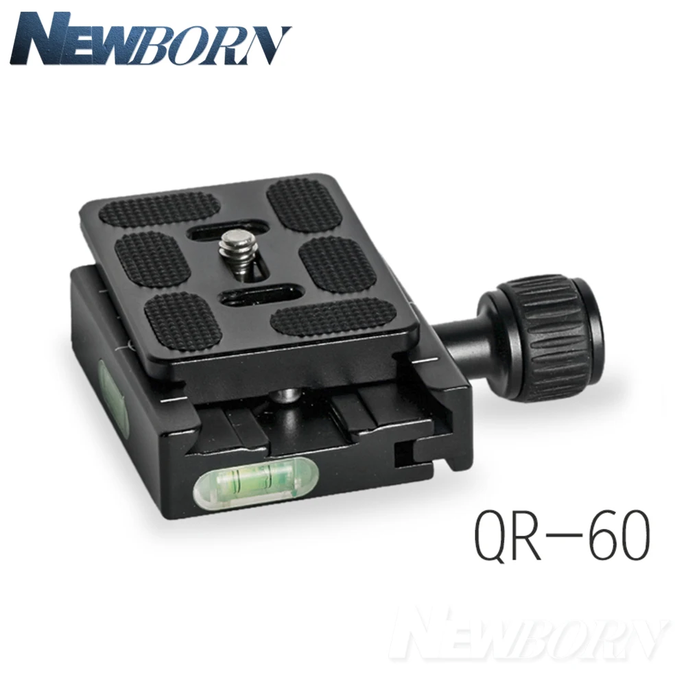 

QR-60 Quick Release Plate &Clamp Adapter for Arca Swiss Camera Tripod Ball Head Monopod Canon Nikon Sony Camera