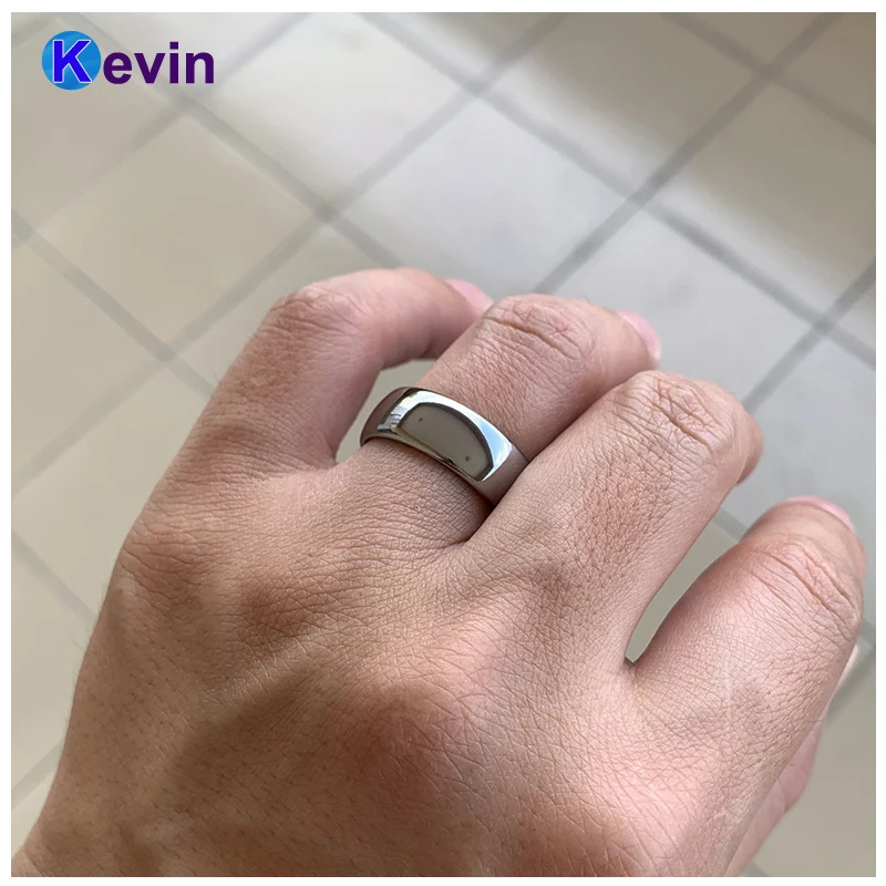 Классическое кольцо обручальное кольцо для мужчин и женщин вольфрамовое кольцо полированное и удобное
