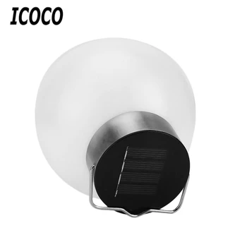 

Stainless Steel LED Round Ball Solar Hanging Light Landscape Lantern Garden Fence Decor Bright Outdoor Lighting New