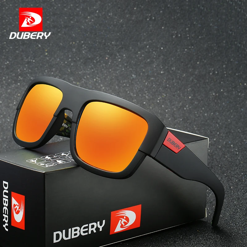 

DUBERY Brand Design Polarized Black Sunglasses Men's Shades Women Male Sun Glasses For Men Retro Cheap Designer Oculos