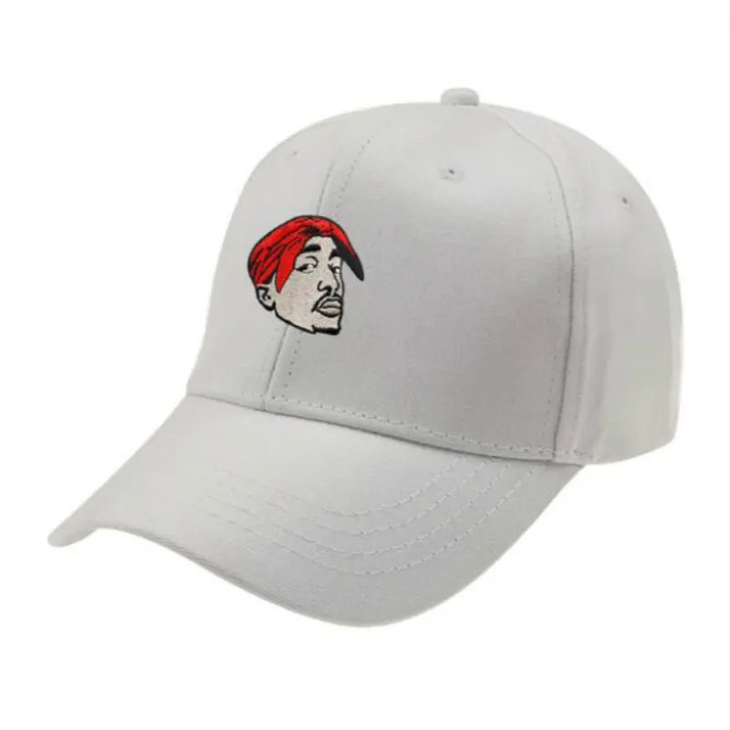  Tupac Shakur sombrero de papá de 2pac bordado, gorra de béisbol de rapero, dibujos animados, k-pop, Snapback, Hip Hop, camionero, envío directo _