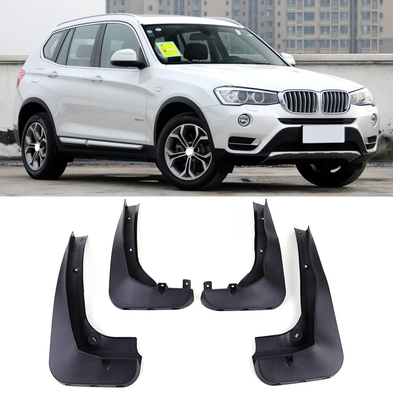 Подходит для BMW X3 F25 2011 2012 2013- литые Брызговики переднее заднее крыло аксессуары