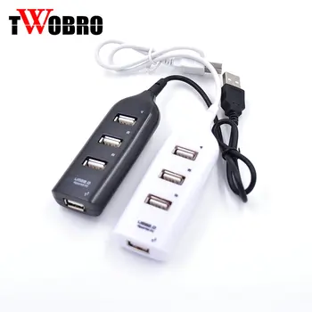 

1 pcs High Speed Mini Slim 4 Port hub usb hub 4 port Expander multiple Converter Adapter for Laptop PC Tabs USB HUB