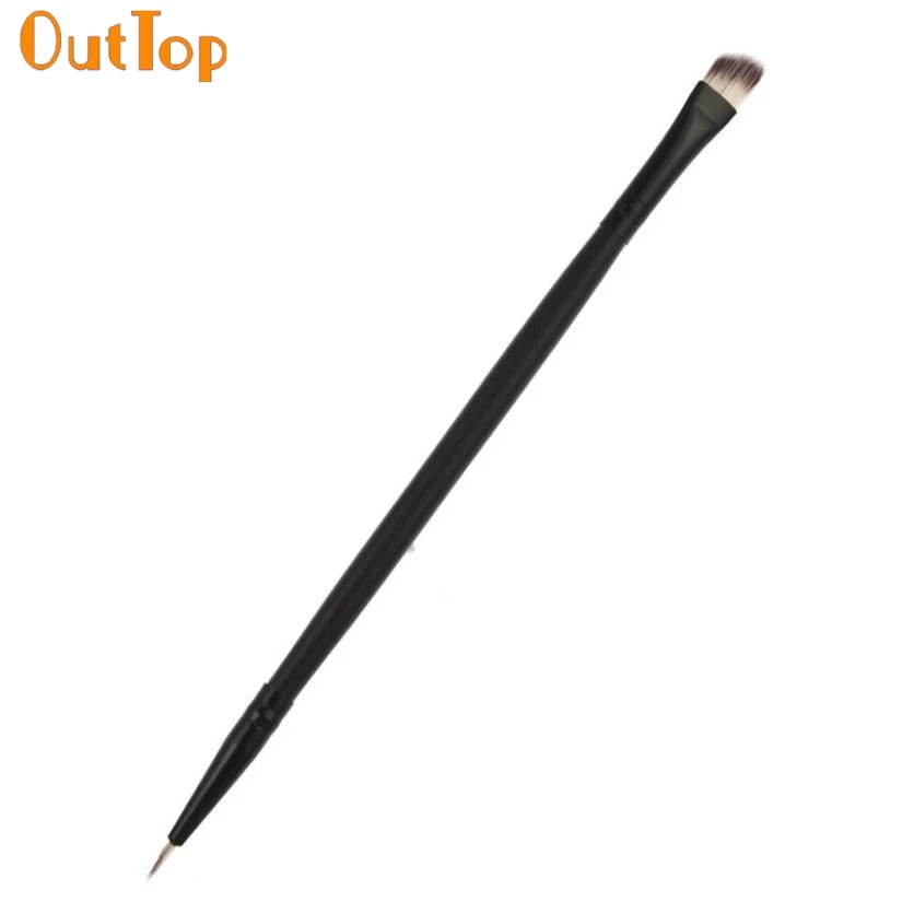 OutTop ColorWomen1PC PRO Косметический многофункциональный макияж кисти двухсторонняя подводка для глаз кисти Черные Тени для век Кисть JUN10