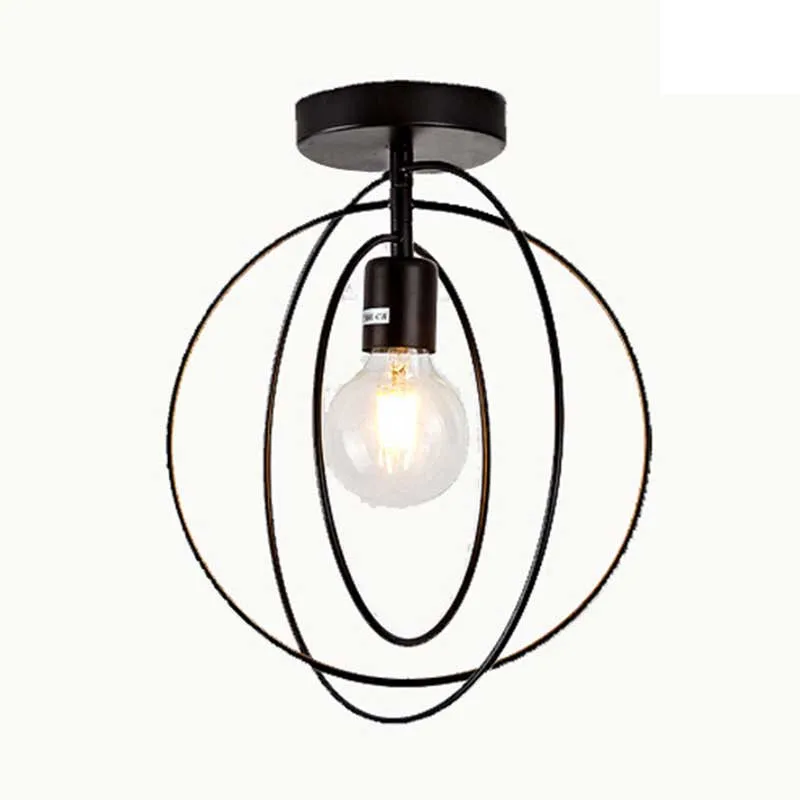 

Newest Simple Five-point Ceiling Light Geometric Iron Lamp for Bedroom Living Room Princess room lighting
