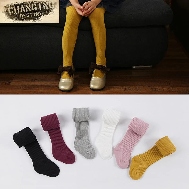 Spring Autumn for Girls Tights Cartoon Baby Girl Pantyhose Fashion Cotton Cute Kids Children Stockings Candy