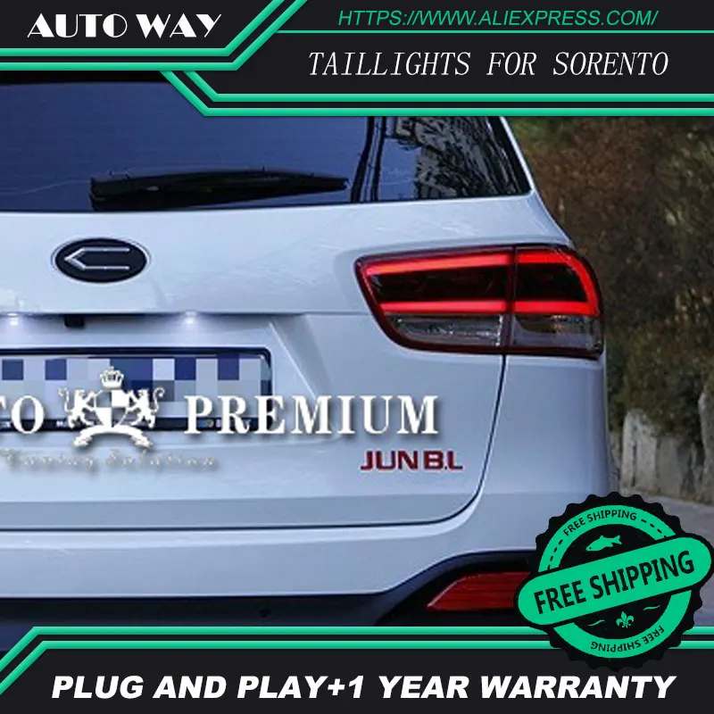 Автомобильный Стайлинг задний светильник для KIA Sorento 2015 2016 фонарь s светодиодный