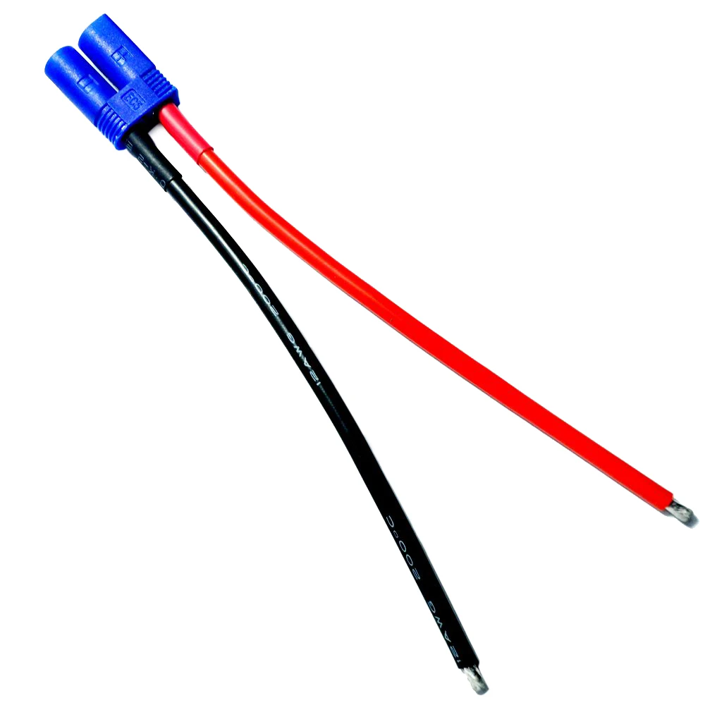 

Amass EC5 5.0mm male Banana Connector with 12awg silicone Wire RC Lipo Battery