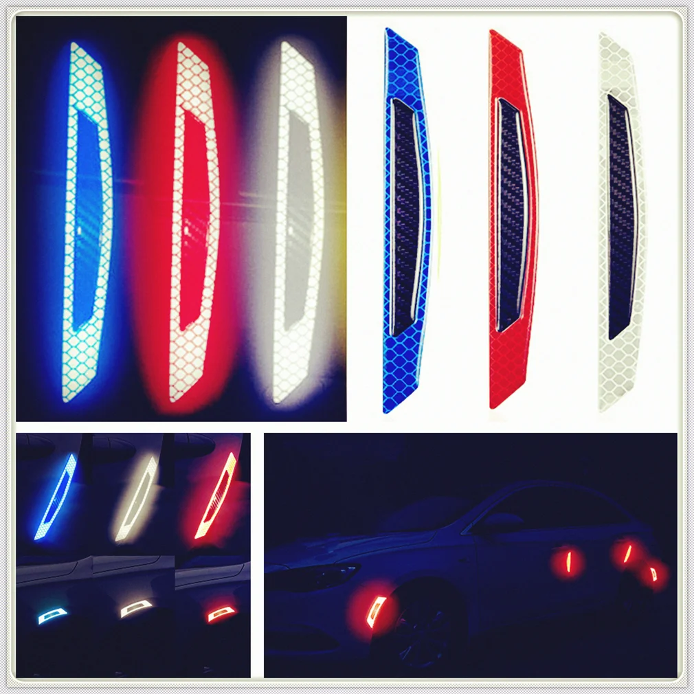 Car door wheel eyebrow Reflective sticker for Renault Modus Egeus FORD Atlas Flex Honda Skydeck Legend Toyota RAV4 Corolla | Автомобили и