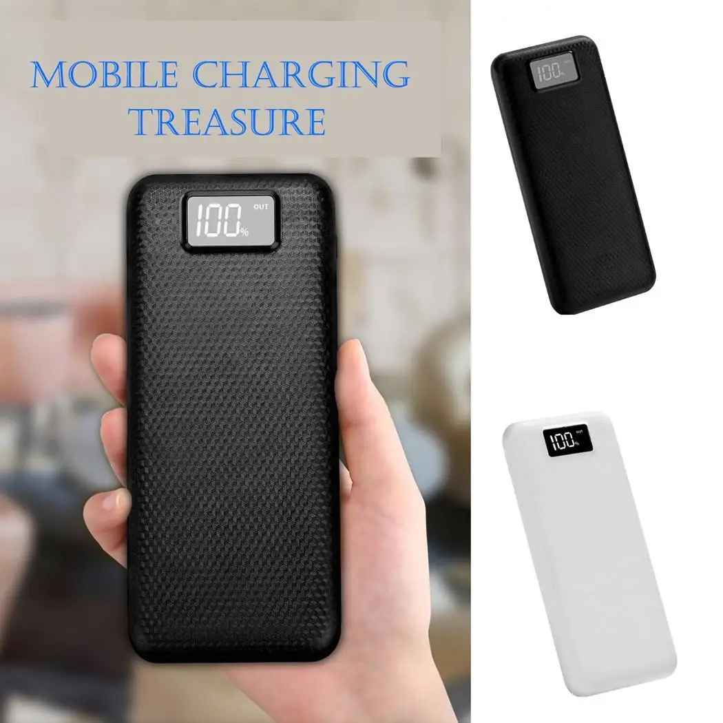 

USB Portable Ultra Power Bank Case Casual General DIY LCD External Light weight, compact size Battery Charger